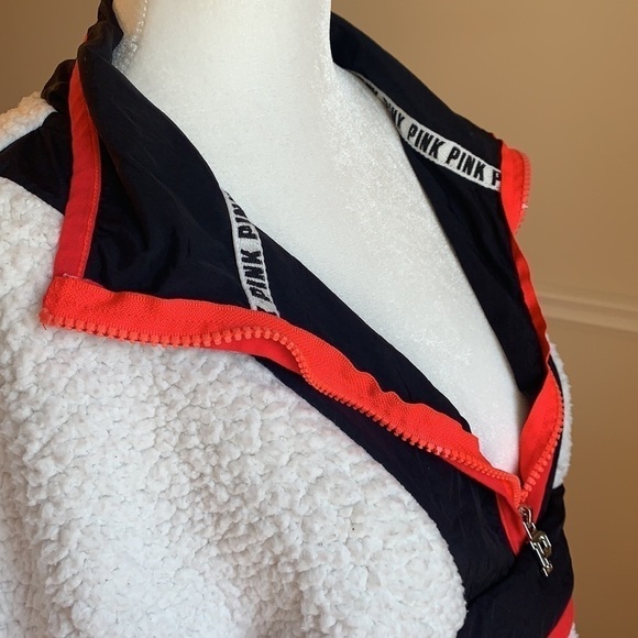 PINK VICTORIA’S SECRET Sherpa Fleece Sweater S - Picture 9 of 13